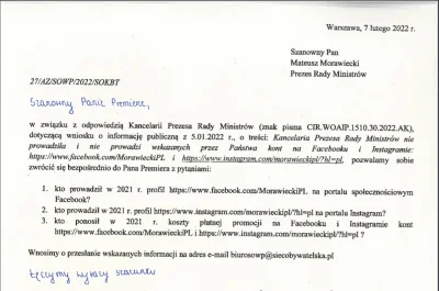 WatchdogPolska - Pytamy dalej o to, kto prowadzi media społecznościowe Mateusza Moraw...