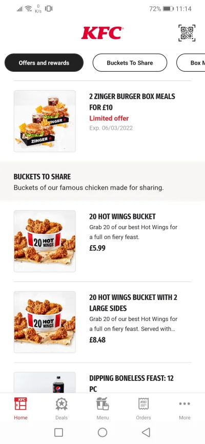 MarianoaItaliano - Wróciła właśnie promka na kubełek hot-wingsów w #kfc #uk za 5.99 (...