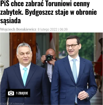 Zielonykubek - Rządy PIS doprowadziły do tego, że Bydgoszcz staje w obronie Torunia. ...