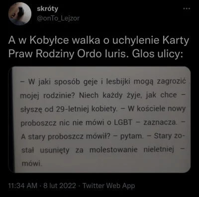 CipakKrulRzycia - #bekazprawakow #polska #lgbt 
#ordoiuris #kobylka