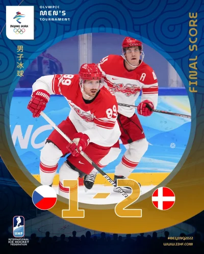 GuziQ - Ale, że Dania wygrała z Czechami (ʘ‿ʘ)

#hokej #czeskihokej #pekin2022