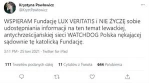 PanMaglev - @Watchdog_Polska: Moja ulubiona lewacka organizacja. ( ͡° ͜ʖ ͡°)