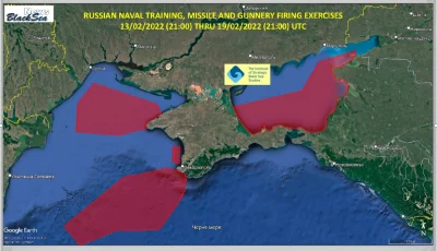 delvian - Rosjanie zamykają obszary Morza Czarnego i prawie całe Morze Azowskie w zwi...