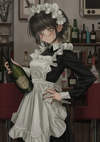 OttoFlick - #randomanimeshit #anime #blushedface #meganekko #maid #originalcharacter ...