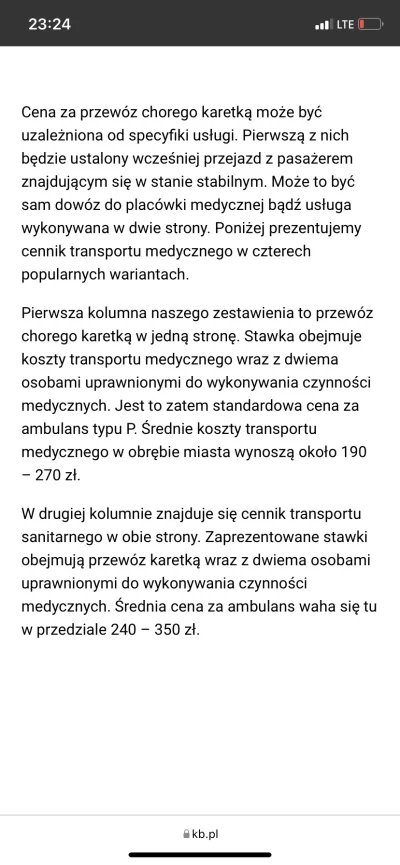 b.....y - @GoracyStek: https://kb.pl/porady/cennik-transportu-medycznego-i-sanitarneg...