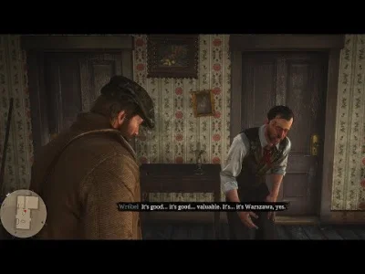 dict - W grze Red Dead Redemptoon 2 jest misja w której należy ściągnąć dług z pana W...