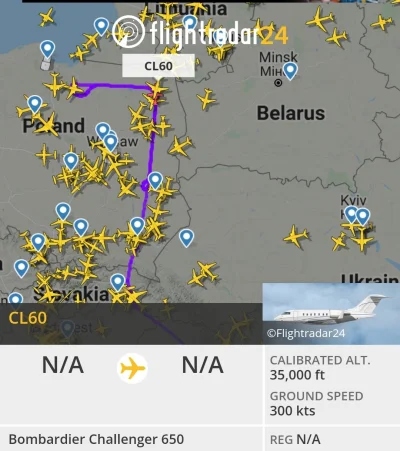 malak0 - #flightradar24
Ten ma ciekawy lot jak na Bombardiera z tymi zawrotkami nad O...