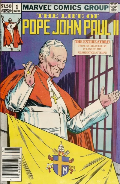 TgcRap4 - @erebeuzet: Papaj mial tez swoj komiks Marvela