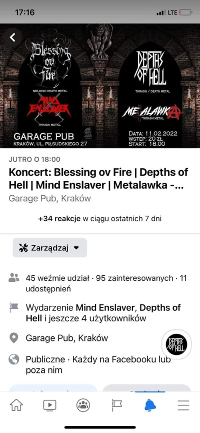 LadyMartini - Zapraszam za koncert metalowy w #krakow. 
Możecie zobaczyć moją koleżan...