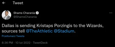 Unreal6277 - Wow. Kristaps Porzingis idzie do Washington Wizards
#nba