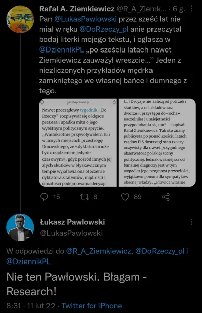 Jabby - Kiedy Rafał Ziemkiewicz zarzuca komuś brak odpowiedniego researchu i po raz k...