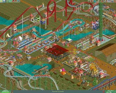 ciastkodokawy - @OdmieniecGerwant: RollerCoaster Tycoon 1,2 . Nadal bardzo grywalne