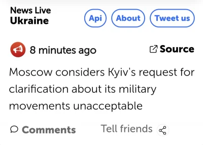 EntropyVirus - > Moskwa uważa, że prośba Kijowa o wyjaśnienie w sprawie ruchów wojsko...