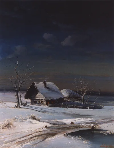 Hoverion - Aleksiej Sawrasow 1830-1897
Zimowy krajobraz, 1871, olej na płótnie, 81,2...
