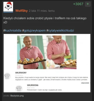 Prexiax - @WolfSky: a to ciekawe bo 3 lata temu pisałeś, że znalazłeś ten komentarz (...