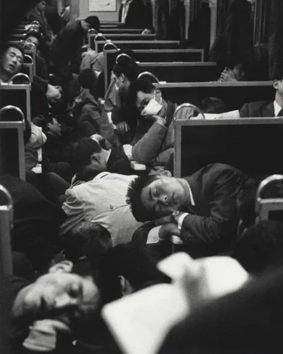 wfyokyga - Wczesny ranek w pociągu, Japonia 1964