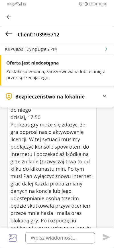 michal-skrzypik - @allegro jak tam nie pozwalacie już na sprzedaż "dostępu do konta"?...