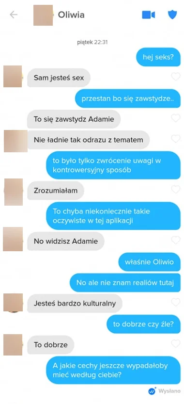 kabosu2000 - ehh ciekawe gdzie popełniłem błąd, że już nie odpisała

#tinder #seks ...