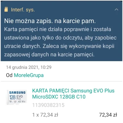 Ksemidesdelos - Karta SD kaput? czy błąd telefonu? reklamowac? formatować?

Markowa k...