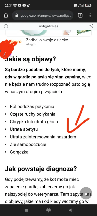 koronawirus - Czytam sobie o zapaleniu gardla u kota bo coś mój dzisiaj wymiotuje i n...