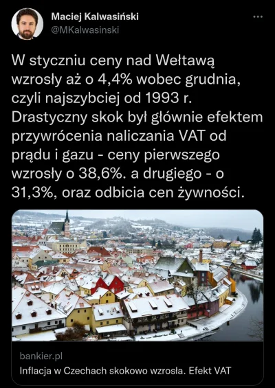 k.....o - @chromypies: w Czechach to glownie efekt przywrocenia pelnej stawki VAT na ...