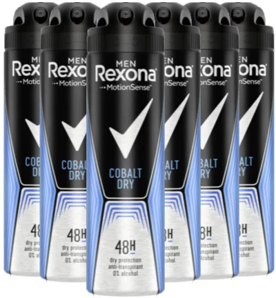 duxrm - Rexona Men Kobalt Dry Antyperspirant 6x150ml
Cena z VAT: 34 zł
Link ---> Na...