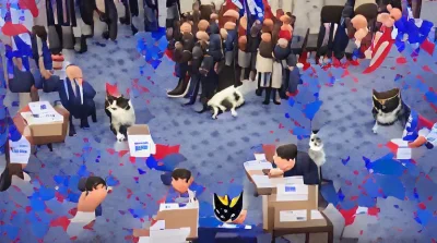 z.....y - @DwieLinieBOT: chyba tak
What democracy looks like but with a cat