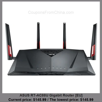 n____S - ASUS RT-AC88U Gigabit Router [EU]
Cena: $145.99 (najniższa w historii: $145...