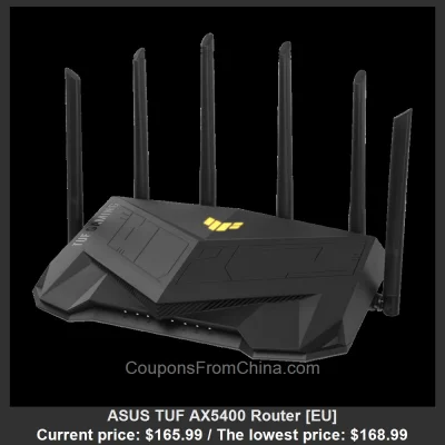 n____S - ASUS TUF AX5400 Router [EU]
Cena: $165.99 (najniższa w historii: $168.99)
...