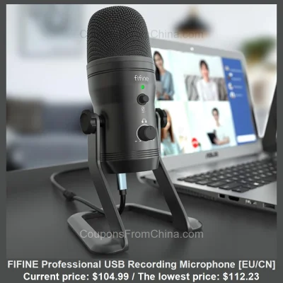 n____S - FIFINE Professional USB Recording Microphone [EU/CN]
Cena: $104.99 (najniżs...