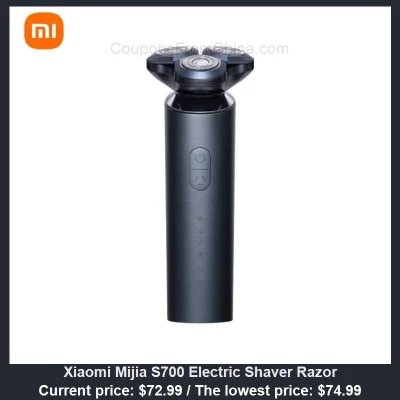 n____S - Xiaomi Mijia S700 Electric Shaver Razor
Cena: $72.99 (najniższa w historii:...