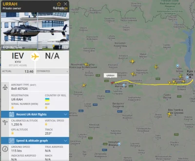 zawek - co chłop ma oznaczenie helikoptera XDD 
#ukraina #flightradar24 #heheszki