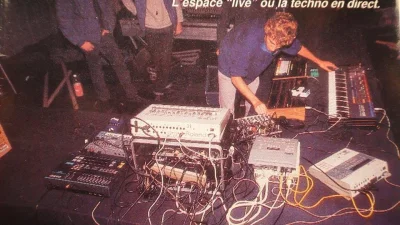 RitmoXL - Daft Punk - live 1995. 2 lata przed wydaniem Homework. Setup mieli może nie...