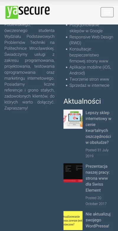 uszanowanko - @ecco: "Tworzymy profesjonalne strony internetowe"