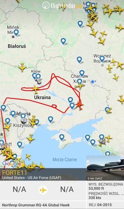 tasartir - #flightradar24 #ukraina co to lata?