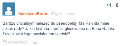 SmieszneKonto - Ja niestety wciąż nie wiem jak należeć do pseudoelity, a bardzo bym c...