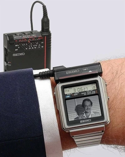 jaxon - Seiko TV Watch był produkowany w bardzo ograniczonych ilościach przez kilka l...