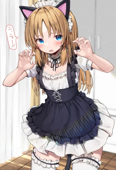 zabolek - #moriyasuwako #touhou #anime #randomanimeshit #nekomimi #maid 

Ten ogonek(...