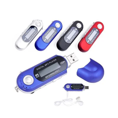 r.....e - Mini USB Digital MP3 Player FM Radio Portable hear music Sleek Elegant MP3 ...