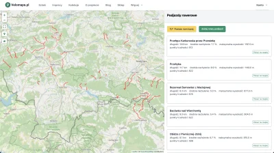 velomapa - Ostatni wpis o podjazdach szosowych cieszył się całkiem sporą popularności...