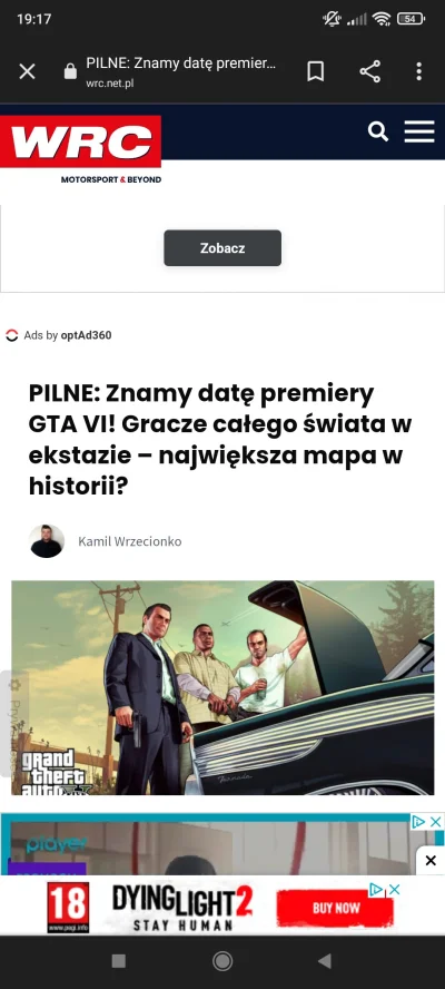 ziemniag - #wrc #clickbait #gta 
Drugi screen w komentarzu. Moim zdaniem za takie kli...