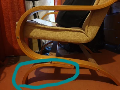 LIBED - Może ktoś wie czy da się gdzieś kupic ten element nogi od fotela? Niestety ni...