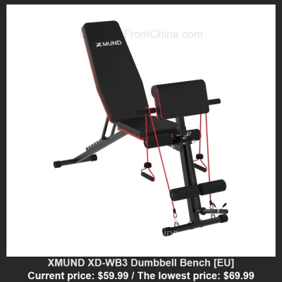 n____S - XMUND XD-WB3 Dumbbell Bench [EU]
Cena: $59.99 (najniższa w historii: $69.99...