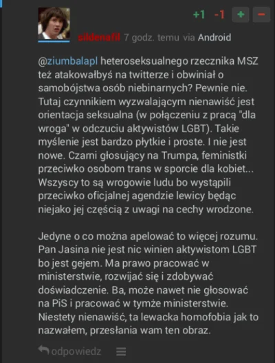 ziumbalapl - Znalezisko spadło z rowerka, więc odpowiem na te bzdury tu:
 heteroseksu...