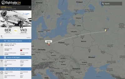 fat-cartman - Mirki co to za samolot leci w stronę Moskwy xD

#flightradar24 #ukrai...