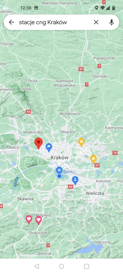 Slwk_1 - Stacje CNG w Krakowie wg google maps.
Akurat w obserwowanych pojawiło sie si...