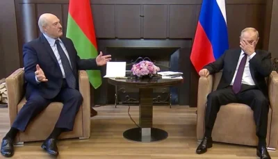 elim - tutaj ten moment w którym Łukaszenka wygaduje swoje "mądrości", a Putin musi t...