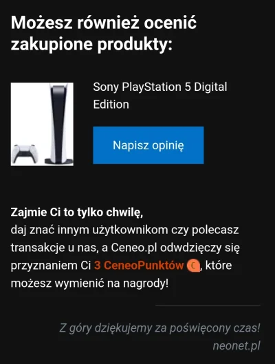 opaltipsa - @crs333: a przyszedł mi mail abym ocenił produkt ktorego nie mam haaa śmi...