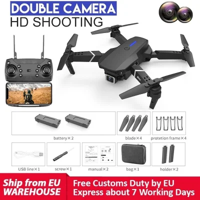 duxrm - Wysyłka z magazynu: CZ
**Dron E88 PRO 4K 2*Battery**
Cena z VAT: 123 zł
Li...