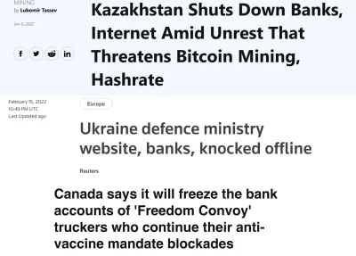 m132 - pierwsze co padło w kazachstanie po wybuchu protestów to banki, podobnie na uk...